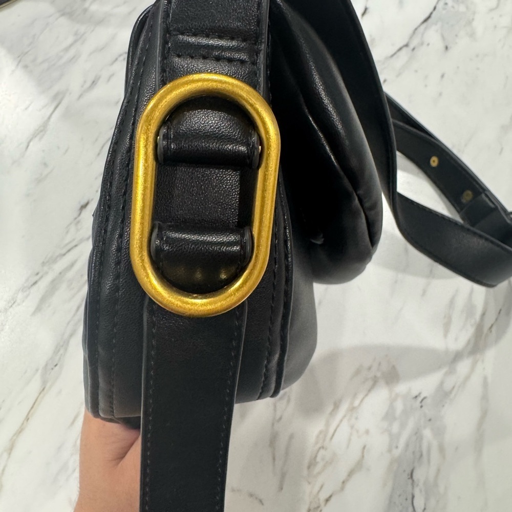 Flour Half Moon Crossbody Women's Street Level Black - Picture 6 of 15